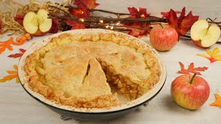 Apple Pie (Klassische amerikanische Apfelpastete) | Gedeckter Apfelkuchen