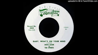 Doug Sahm & The Spirits - Baby, What's On Your Mind - 1961 Blues - Jimmy Reed Cover