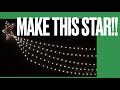 Making your own outdoor Holiday decorations; the shooting stars.  Our Christmas Lights.