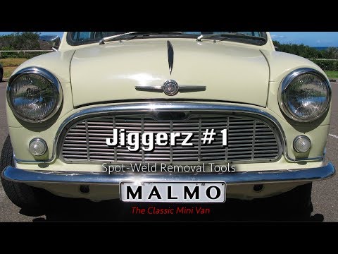 EP5 Classic Mini Spot weld Panel Removal | A Rusty Journey | Classic Mini Van Restoration
