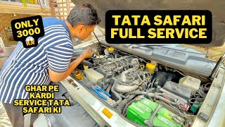 Tata Safari Ki Ghar Pe Kardi Service Tata Safari Service Cost | Maruti 800 | alto 800