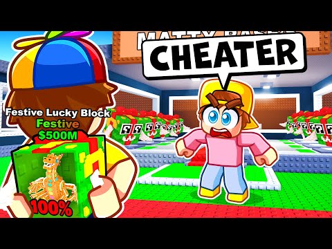 I Cheated in My Little Brothers $100,000 Lucky Block Tournament...