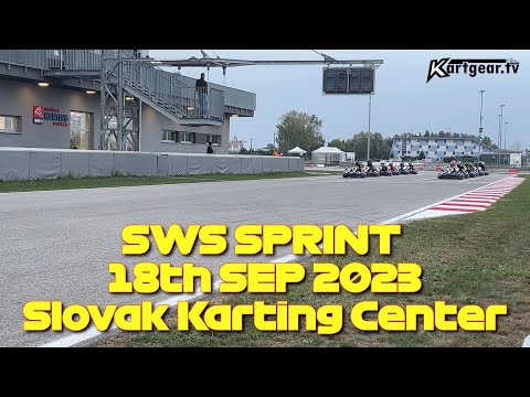 SWS Sprint 18-SEP-2023 Slovak Karting Center Full HD unedited video 16 min