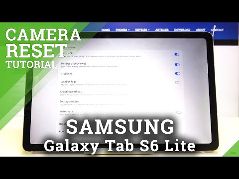 How to Reset Camera Settings in SAMSUNG Galaxy Tab S6 Lite – Restore Camera Defaults