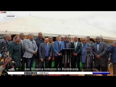 Ian Khama returns to Botswana