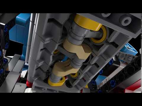 LEGO 42077 Technic Blue Rally Car