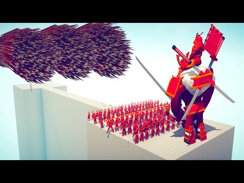 100x DYNASTY DLC UNITS & GIANT vs EVERY GOD - Totally Accurate Battle Simulator TABS