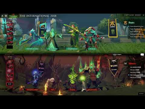 [EN] Mineski vs Fnatic BO2  - The International 2018 Group Stage Day 2