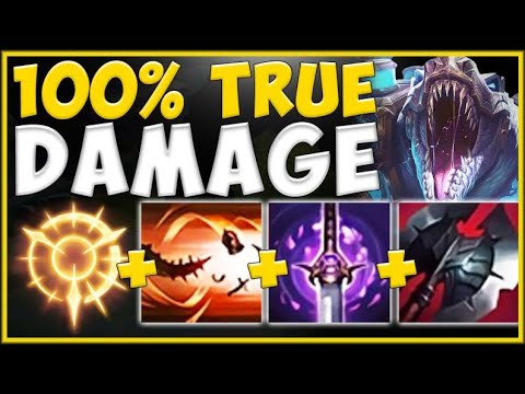 WTF! INSTANTLY BURST THE ENEMY WITH 100% TRUE DAMAGE RENEKTON BUILD! - League of Legends Gameplay