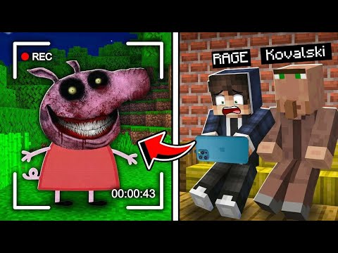 RAGE I KOVALSKI SU VIDELI ZASTRAŠUJUĆU PEPPA PRASE U MINECRAFTU 😱