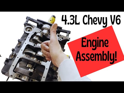 Chevy 4.3L V6 Engine Assembly! Bearings, Pistons, Rings, Plasti-Gauge; Bad Hombre Garage Ep 131