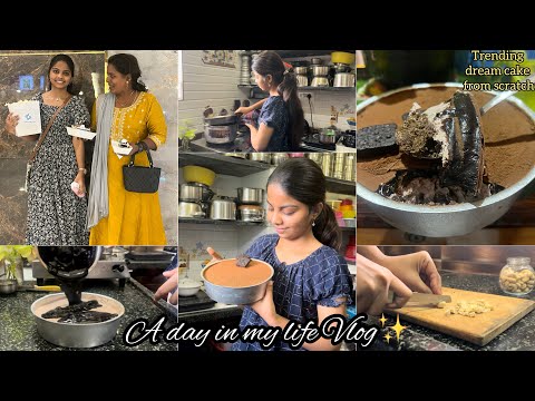Vlog#16 ✨A day in my life Vlog❤️||Trending 5 in 1 Torte Dream cake🤩|| Acne Skincare routine #diml