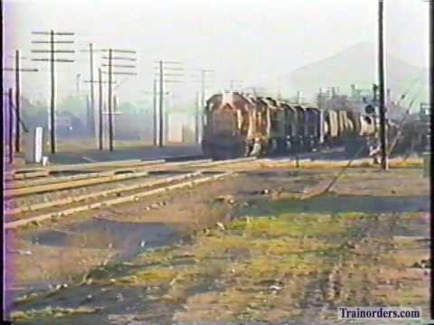 Classic Railroad Series 190 - UP 3718 East at Colton, CA March 2, 1988