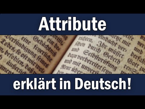 Attributes explained simply - types!