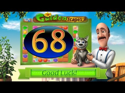 Gardenscapes 68 level Walkthrough