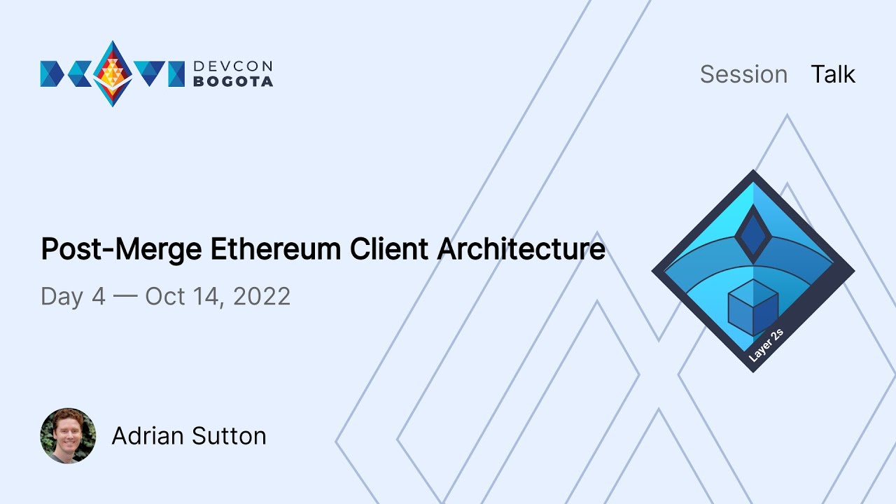 Post-Merge Ethereum Client Architecture preview