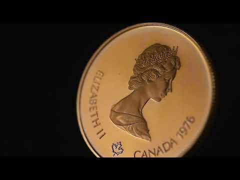 Monnaie, Canada, Elizabeth II, 1976 Montreal Olympics, 100 Dollars, 1976