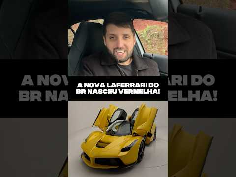 A LAFERRARI AMARELA NASCEU VERMELHA!