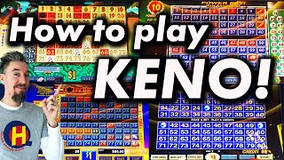 How To Play Video KENO! Learn This AWESOME Casino Game