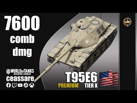 T95E6 / WoT Console / PS5 / Xbox Series X / 1080p60 HDR