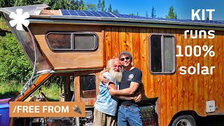 They turn old trucks into 100% solar-powered homes on wheels: No need of 🔌