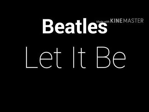 The Beatles - Let It be lyrics