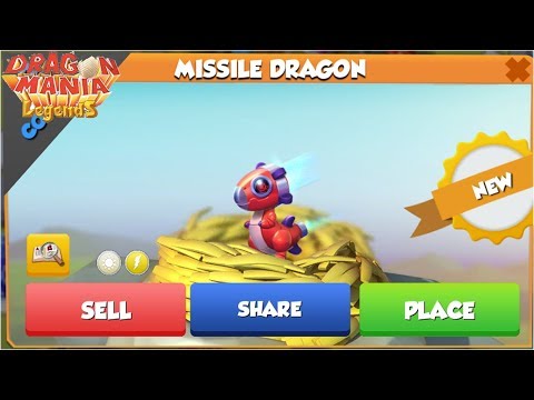 [New Dragon],Missile Dragon Hatching! , Dragon Mania Legends - Gameplay Walkthrough part 760 HD