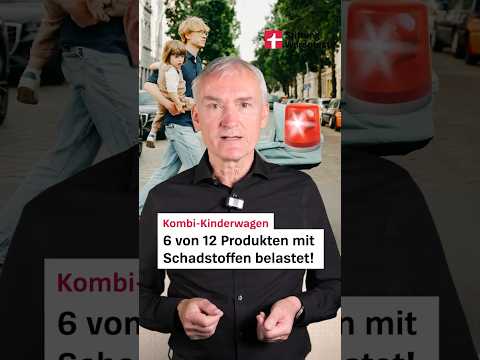Test combi stroller: Pollutants in 6 of 12 strollers (Stiftung Warentest)