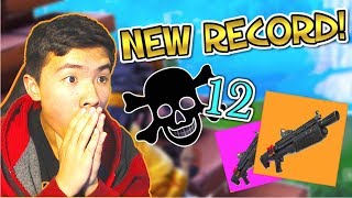 NEW KILL RECORD w/ HEAVY SHOTGUN! | Fortnite Battle Royale