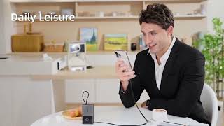 Sạc dự phòng Joyroom PR1 sạc nhanh 22 5W dung lượng 10000mAh tích hợp dây sạc rút di động gọn nhẹ