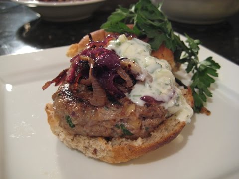 How to make lamb burgers