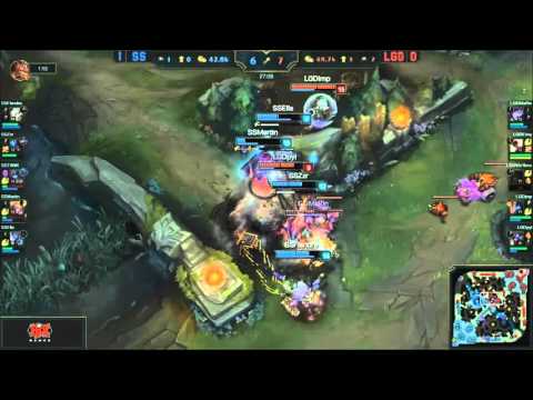 LGD VS SS Marin 魔甘娜神控反打