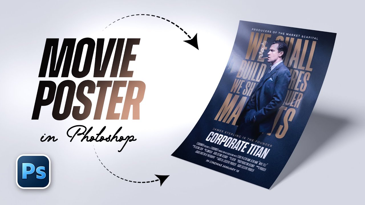 Movie Poster Design in Photoshop + FREE PSD DOWNLOAD