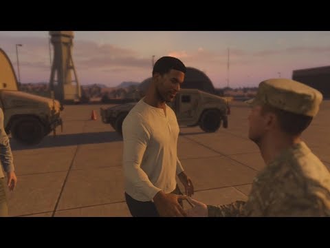 MADDEN 18 LONGSHOT Gameplay Walkthrough - Visiting a Military Base #10