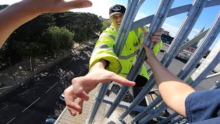 Rooftop Parkour Escape from Security - POV 🇬🇧