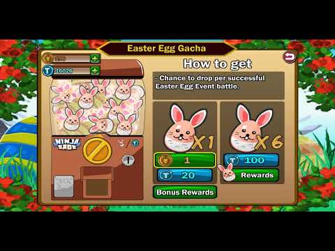 Gacha 400+ coin Event Easter Egg - Ninja Sage
