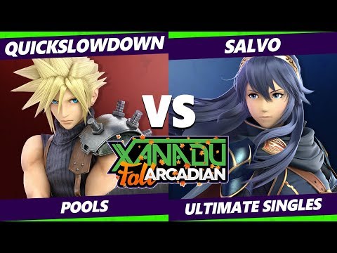 Smash Ultimate Tournament - QuickSlowDown (Cloud) Vs. Salvo (Lucina) SSBU Fall Arcadian Pools