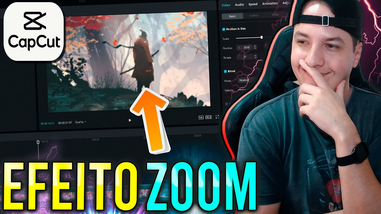 Como dar ZOOM no CapCut PC