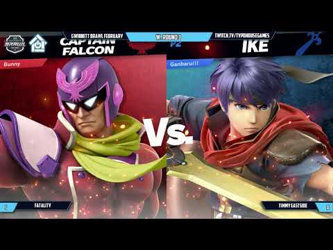 Gwinnett Brawl February 2019- ESE| Fatality(Falcon) Vs TimmyEastside(Ike) - W. Round 3