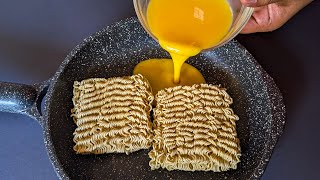 The Best Way to Cook Egg Maggi! Chinese Style Instant Noodles Recipe. Easy Breakfast Recipe.