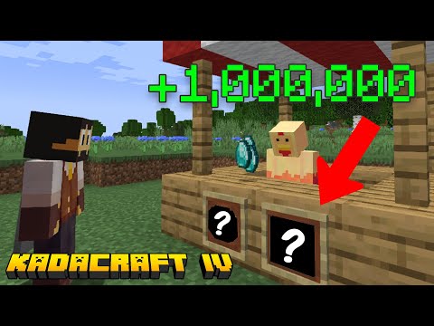 Kadacraft 4: Episode 25 - Selling $1,000,000 Worth of Item in Minecraft