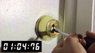 Drilling a Kwikset Deadbolt - Front Range Locksmith