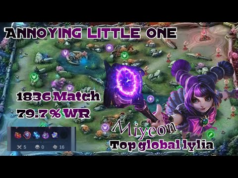 LYLIA BEST BUILD IN 2021 || MIYEON TOP GLOBAL LYLIA - Mobile legends