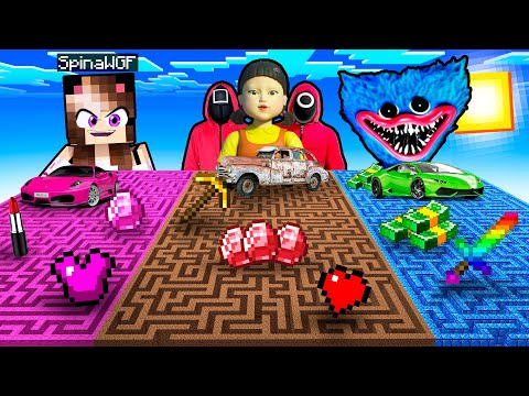 NON SCEGLIERE IL LABIRINTO SBAGLIATO SU MINECRAFT!!