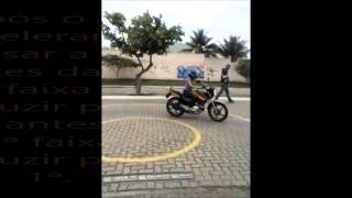 preview picture of video 'Simulado Percurso de Moto Detran Macaé  - Área de'