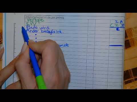 Gr 10 Rek Inkomstestaat Voorbeeld - Tanya Nel