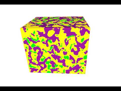 Cermet composite - 3D reconstructed Surface view - example 1