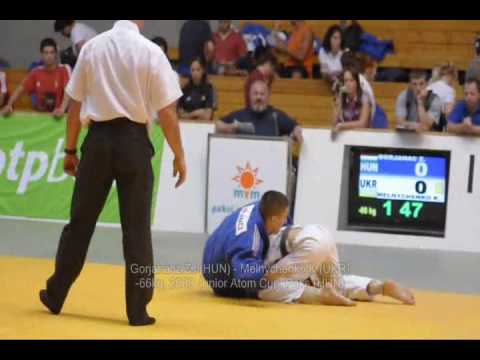 Judo 2009 Paks -66kg Gorjánácz Zs (HUN) - Melnychenko K (UKR) - Junior Atom Cup