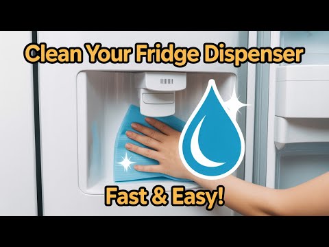 How to Clean Your Refrigerator Water Dispenser (Fast & Easy Method!)