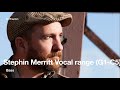 Stephin Merritt Vocal range  (G1-C5)